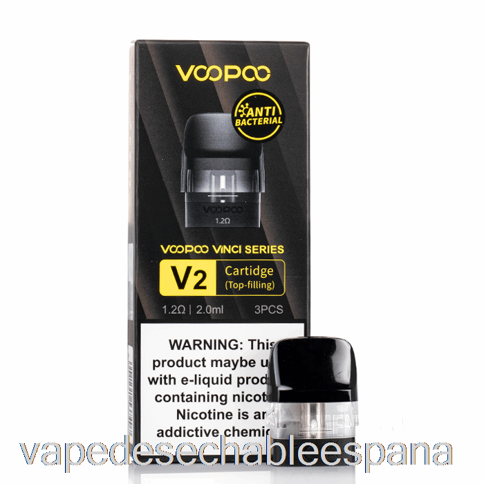 Vape Desechable España Voopoo Vinci Series V2 Cápsulas De Repuesto Cartucho Vinci V2 De 1.2ohm